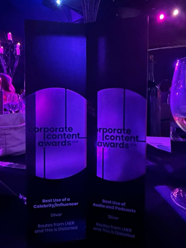 A picture of the two awards