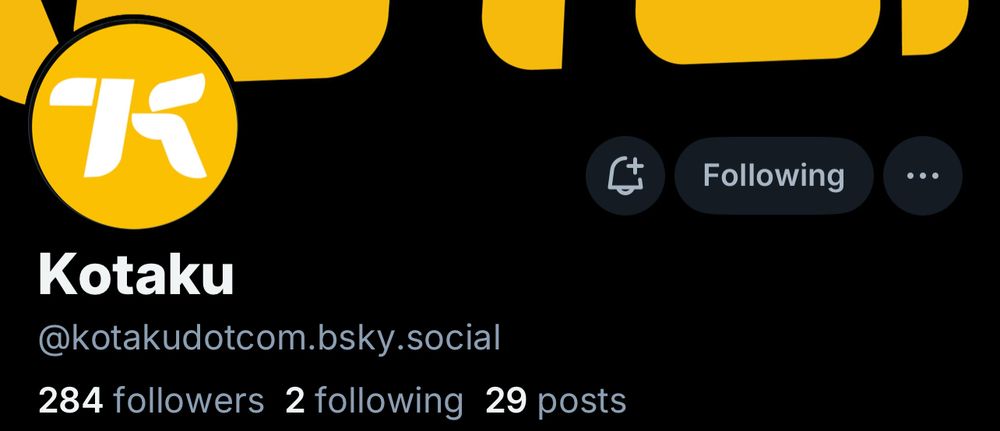Screenshot of our new bluesky account