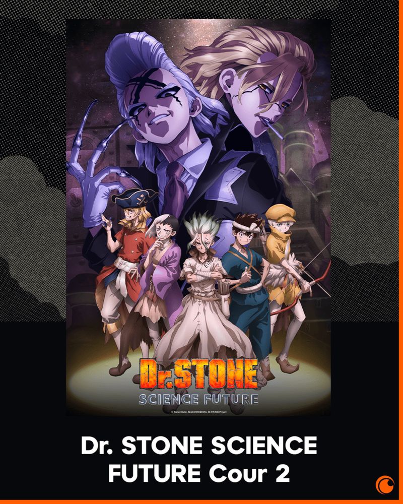 Dr. STONE SCIENCE FUTURE Cour 2  Key Visual