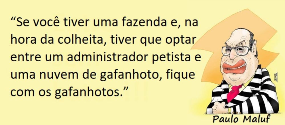 O antipetismo é o maior partido político ilegal existente no Brasil.