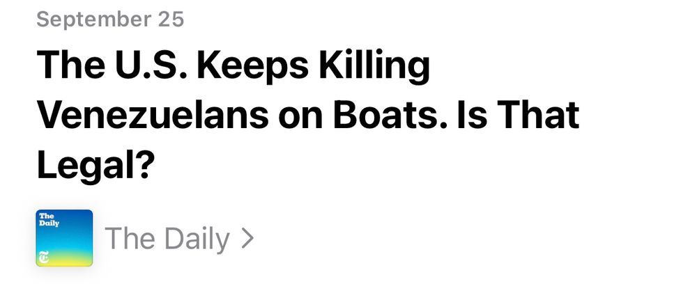The Daily asks if killing people is legal