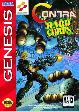 A soldier with blonde hair shoots a gun at a robot alien while robot hands reach for him