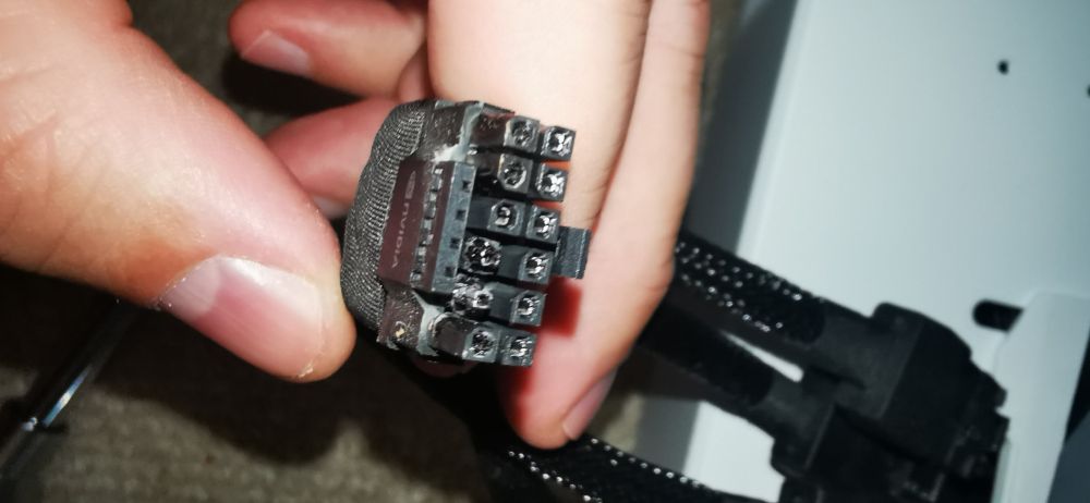 Power cable for my GPU looking a bit toasty