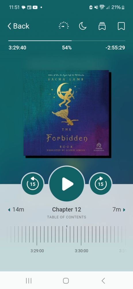 Screenshot from lobby of the book The Forbidden Book by Sacha Lamb