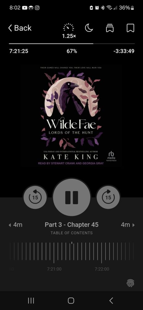 Lobby screenshot. Wilde Fae: Lords of the Hunt by Kate King