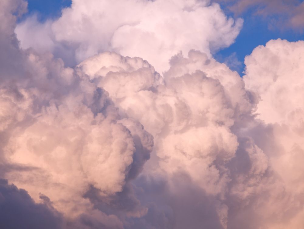 Fluffy clouds