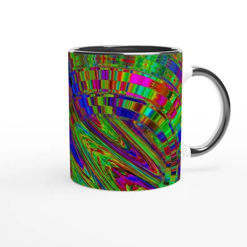 Glitch Art Coffee Mug