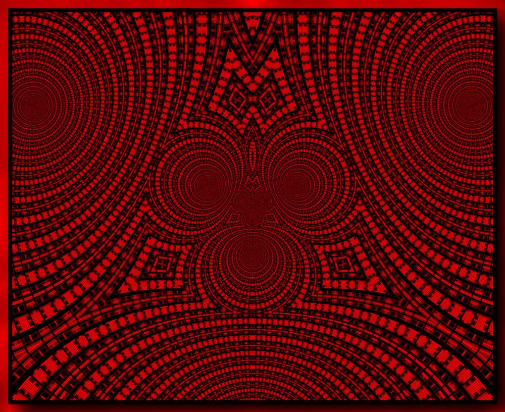 black and red abstract.