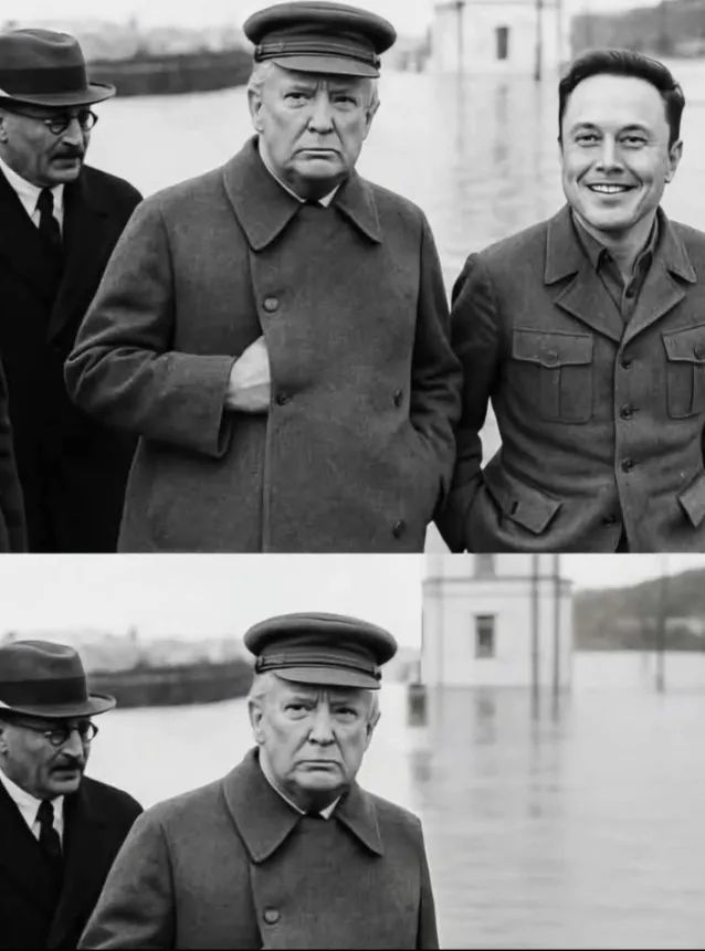  Nikolai Yezhov being removed after he was purged, except he's Musk and Trump's Stalin.