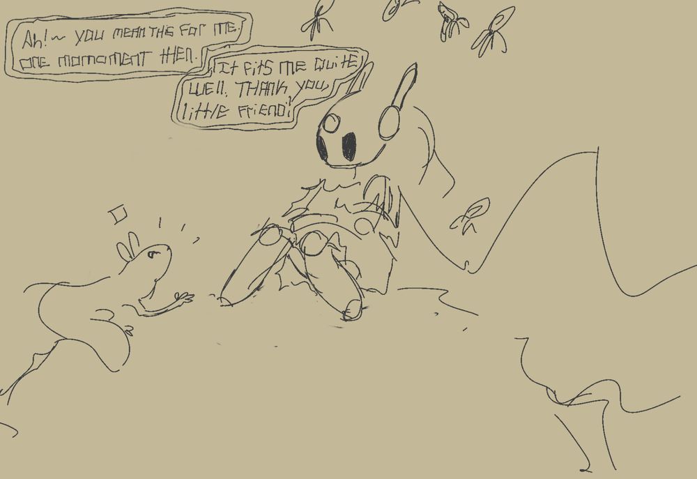 Moon (lttm) thanking monk for gifting her the dress 