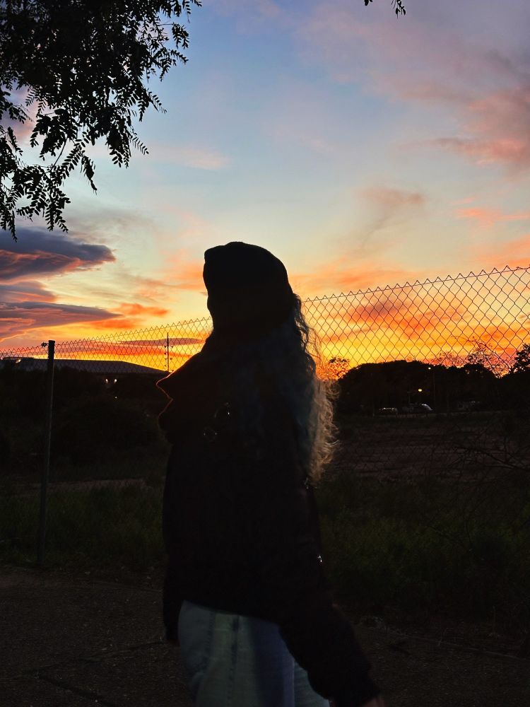 Me looking at the sky