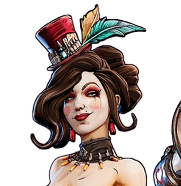 Mad Moxxi of Borderlands smirking 