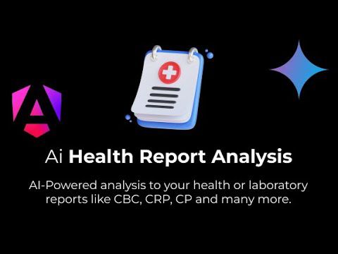 Health Report Reader   Angular + Google Ai Model Gemini