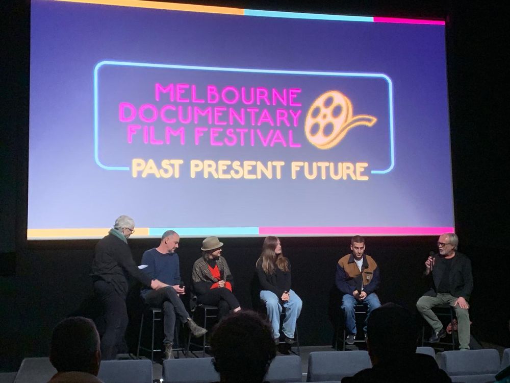 Post-screening Q&A with the afternoon session's filmmakers. Photo by Neil Grant.