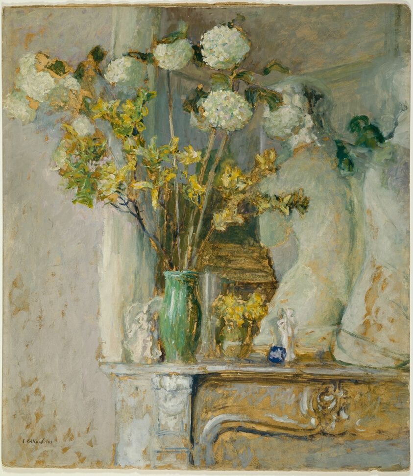 Édouard Vuillard
Guelder Roses and the Venus of Milo (Rose guelder e la Venere di Milo), 1905
Oil on cardboard