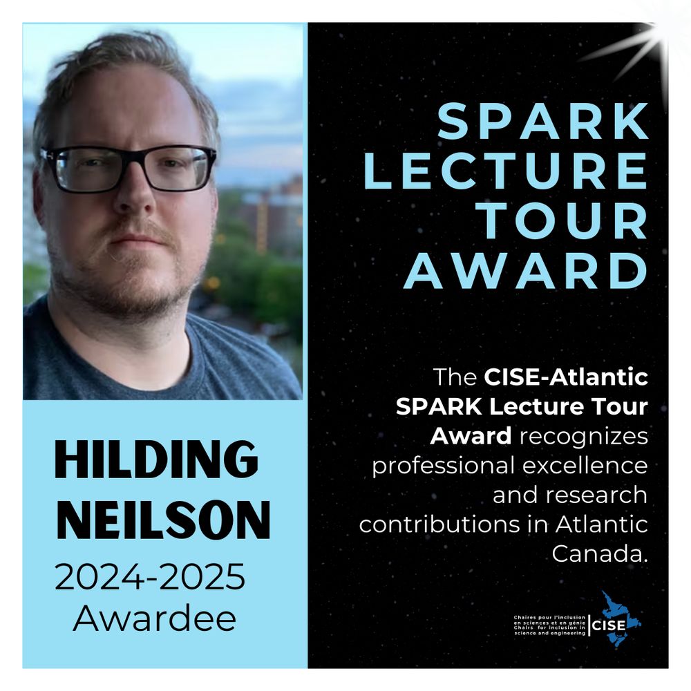 Poster with picture of me noting the SPARK Lecture Tour award.

