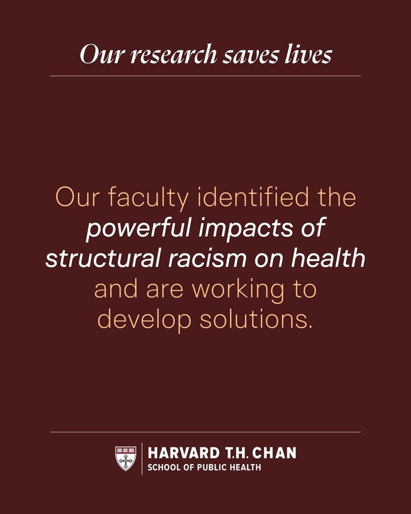 Our faculty identified the powerful impacts of structural racism on health and are working to develop solutions.