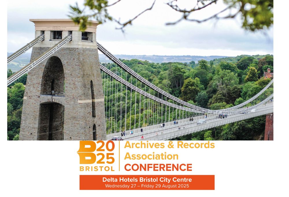 Image shows Clifton suspension bridge and conference logo