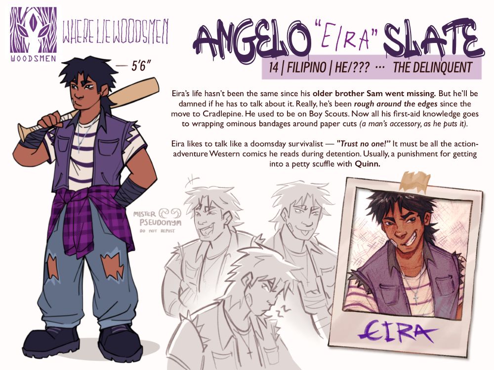 Eira’s reference sheet