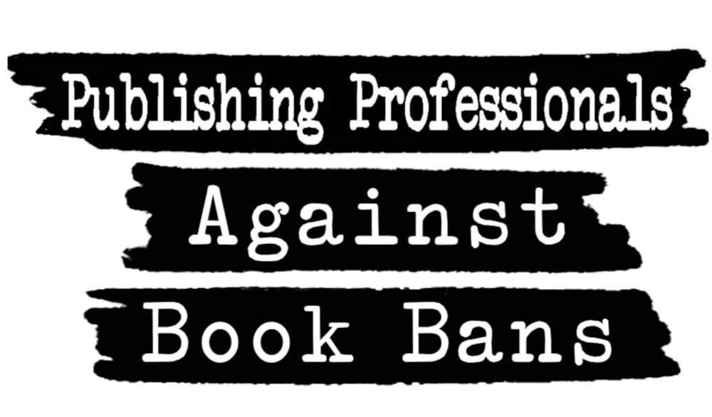 Logo that says "Publishing Professionals Against Book Bans"