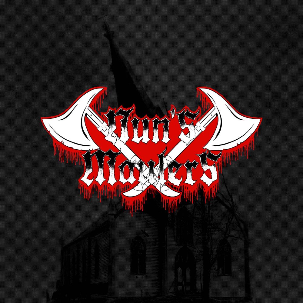 Metal lettering fake band Nun’s Maulers