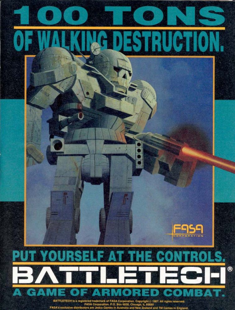 BattleTech advert from 1988