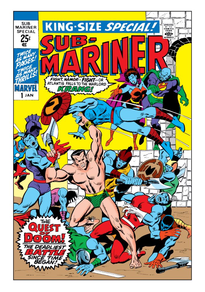 Sub-Mariner Special #1 (Jan 1971). Cover art by Sal Buscema