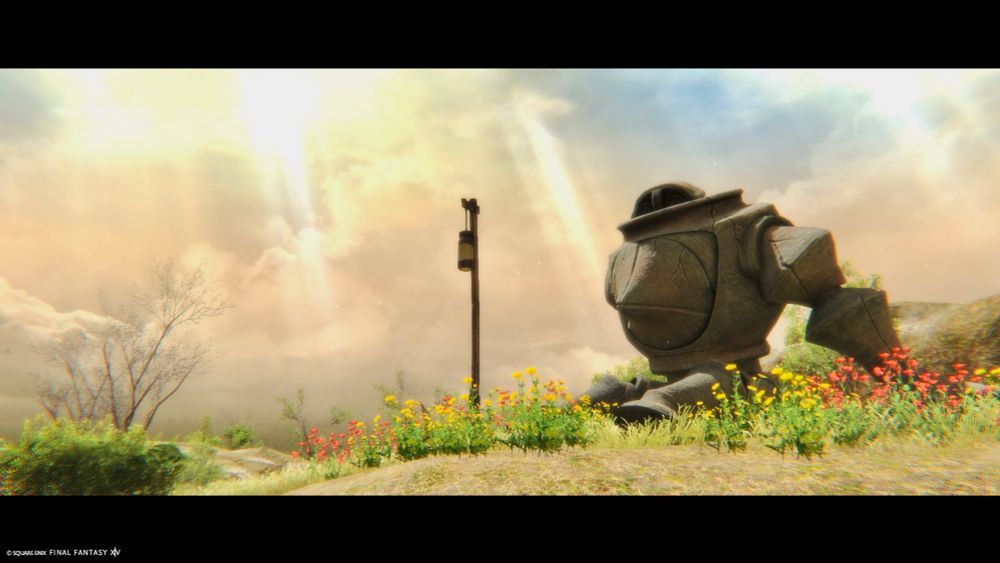 Kholusia under everlasting light. Screenshot from FFXIV Shadowbringers.