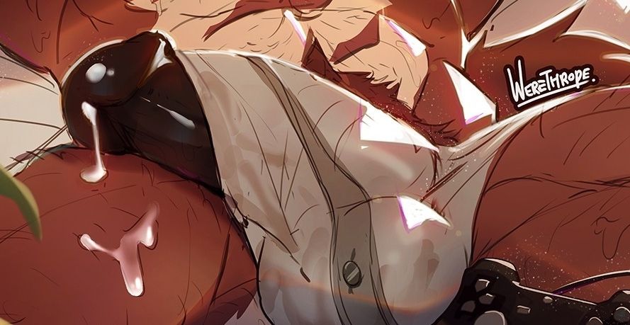 Boofdad's penis poking out of a leg hole in his very musky and cum stained undies