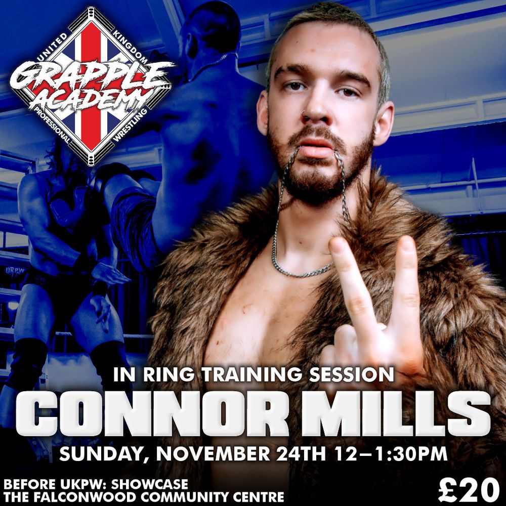 Connor Mills training session graphic - Sunday November 24th = £20
