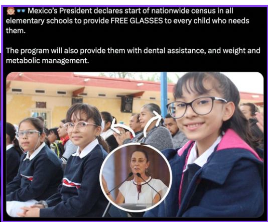 Mexico is giving free glasses to elementary school kids!