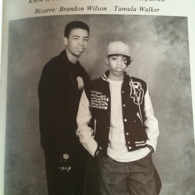 From my high school yearbook, me and Tamula were voted Most Bizarre at Dorsey High School , c/o ‘89. 