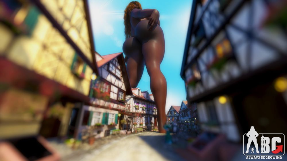 Charlie looms over a small town