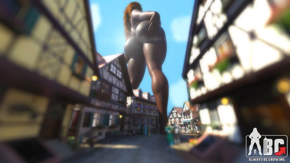 Charlie looms over a small town