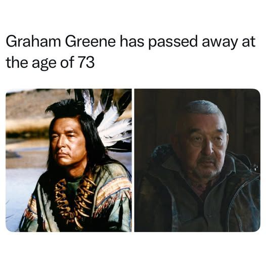 graham greene has passed away at the age of 73