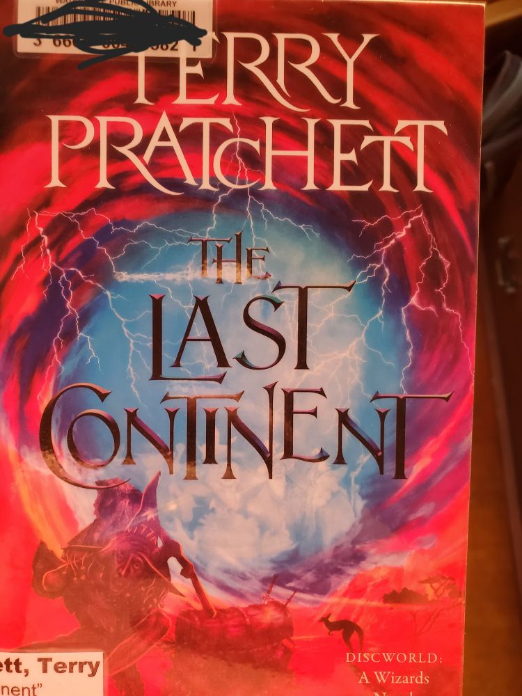 Terry Pratchett The Last Continent book cover