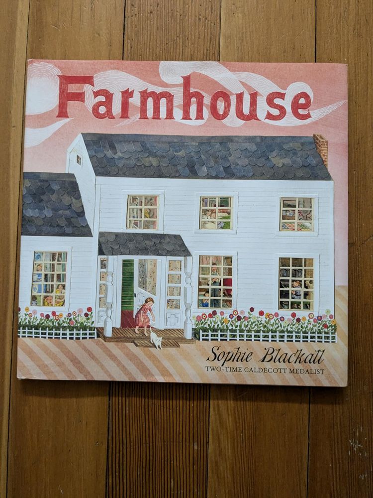 Cover for Farm house, show s white farmhouse.