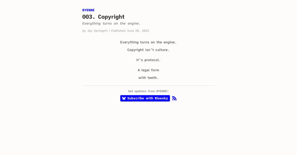 003. Copyright