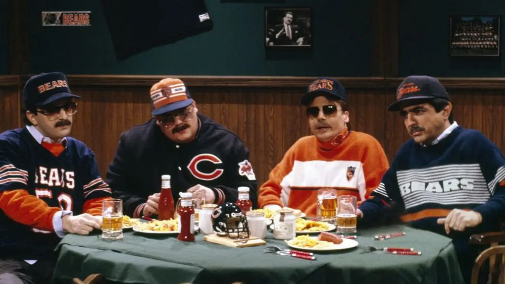 Photo from Superfans sketch on Saturday Night Live.
