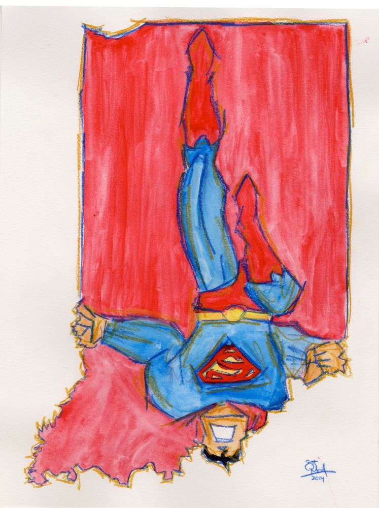 Indiana as Superman