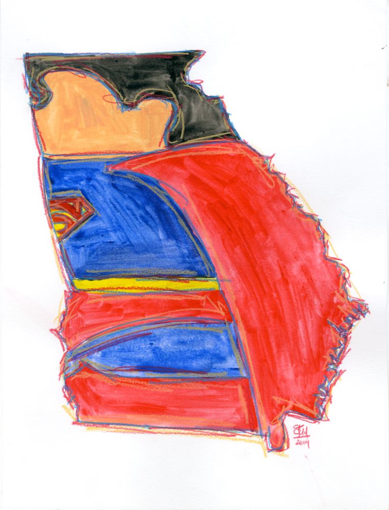 Georgia as Superman