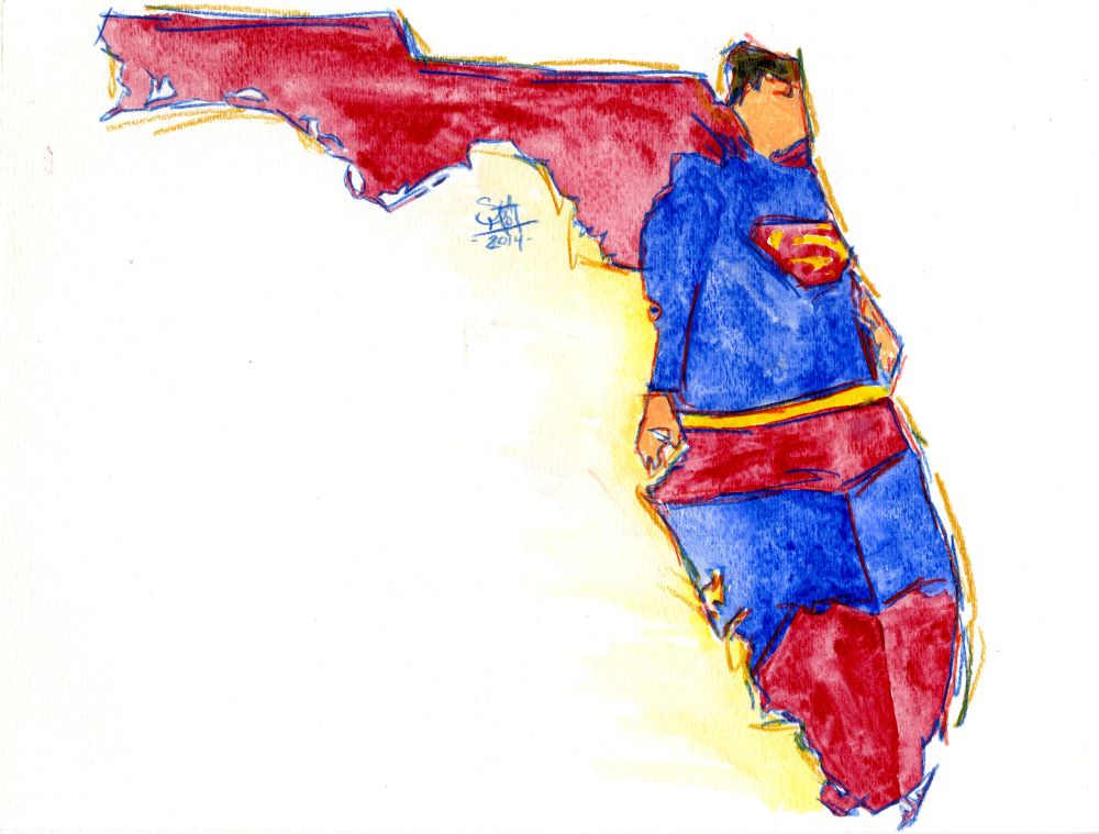 Florida as Superman