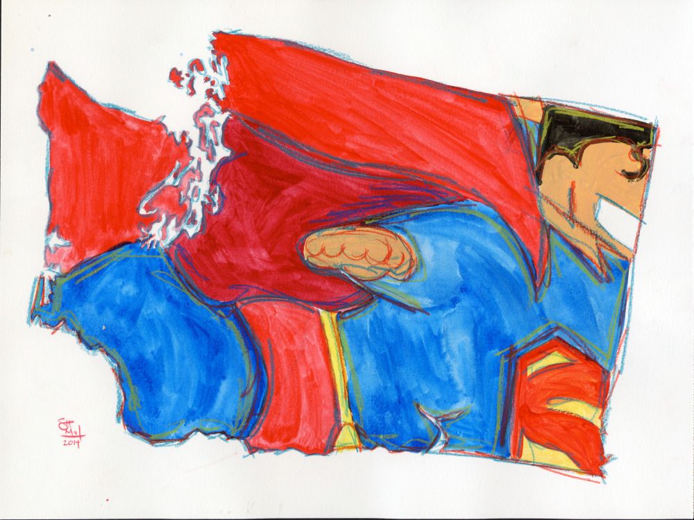 Washington as Superman