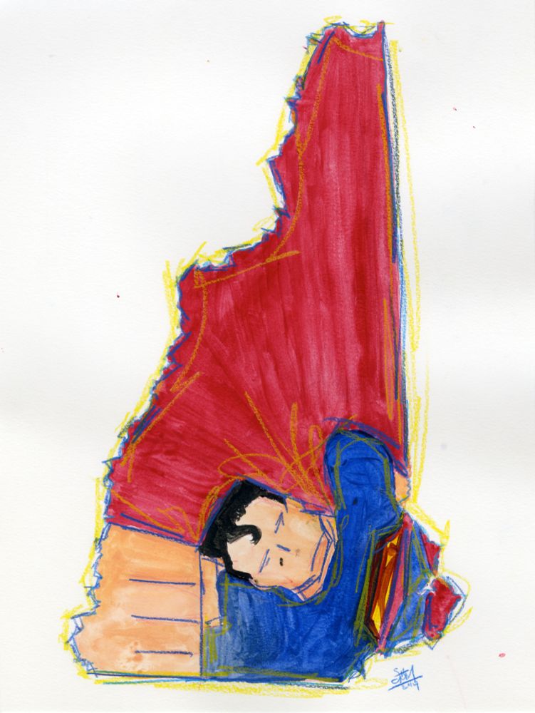 New Hampshire as Superman