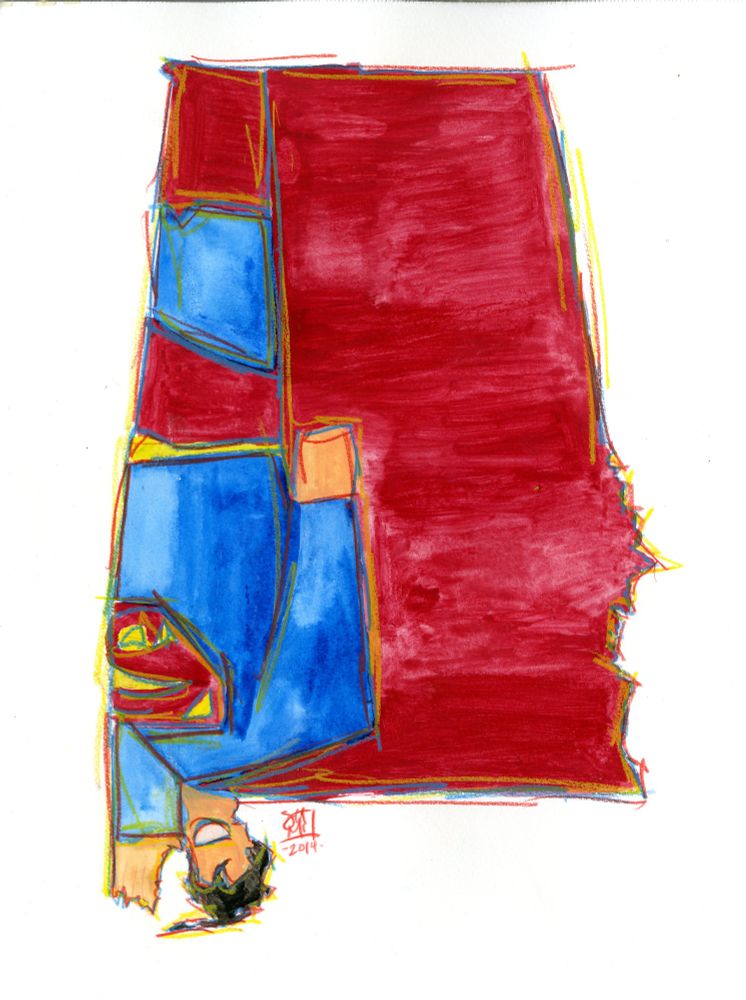 Alabama as Superman