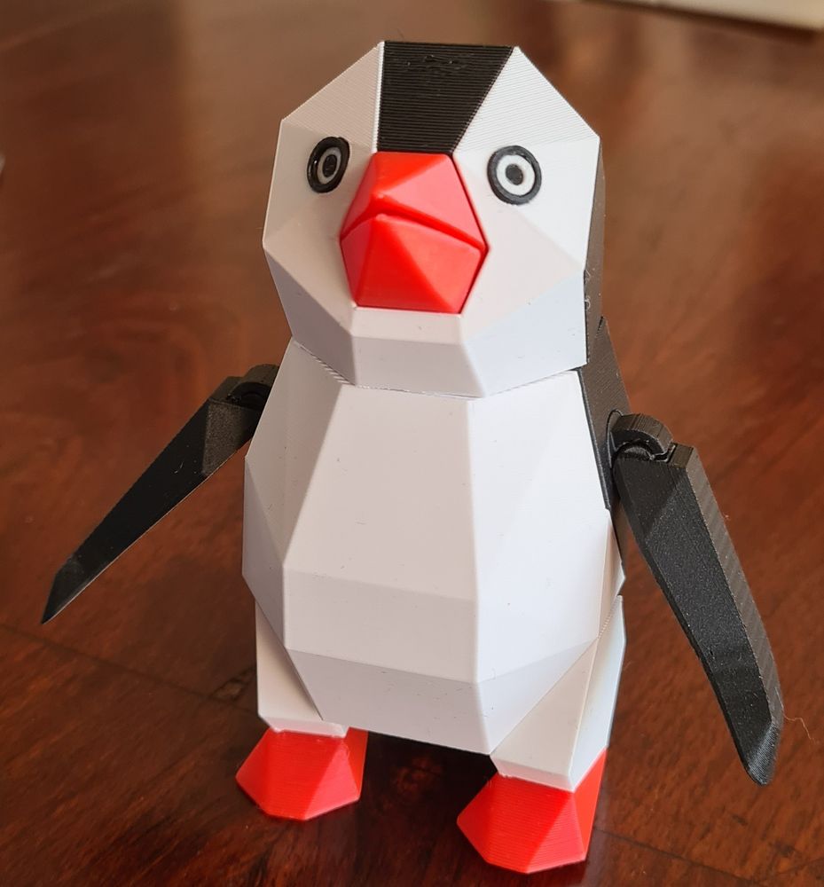 3d Printed penguin