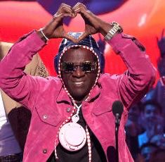 Flavor Flav with HEART hands