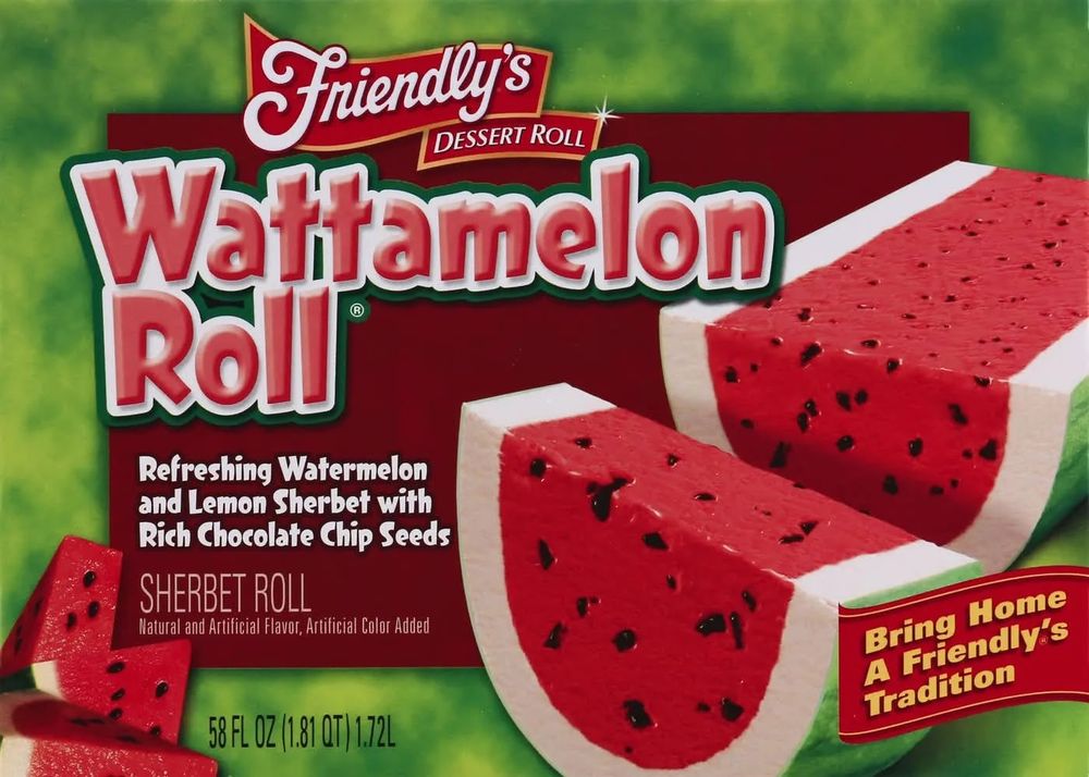 Friendly's Watermelon ice cream
