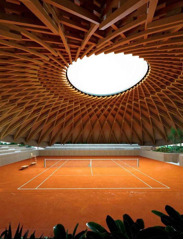 GS Tennis Court by Victor B. Ortiz