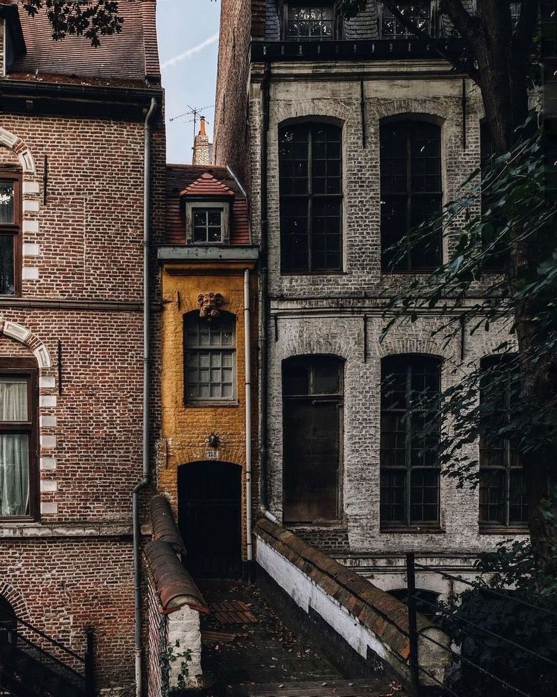 The Narrow Yellow House, Lille, France